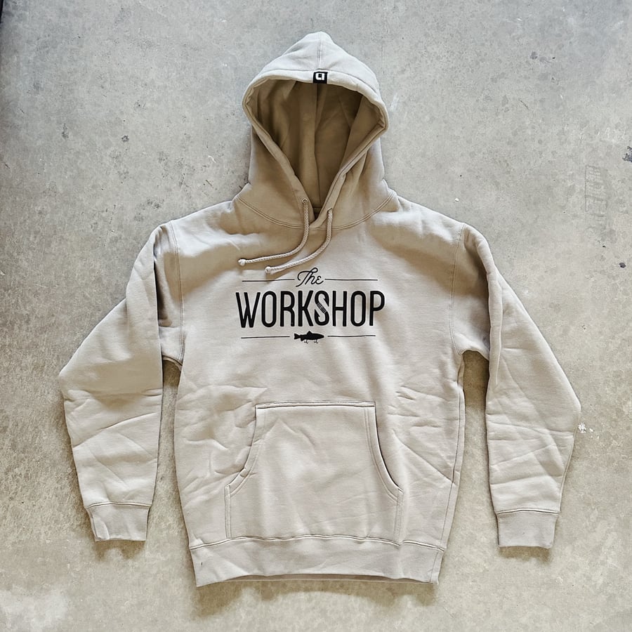 Image of The Workshop Hooded Sweatshirt Cement