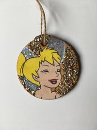 Image 3 of Tinkerbell inspired hand painted ornament