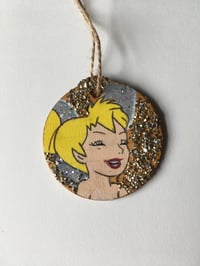 Image 2 of Tinkerbell inspired hand painted ornament