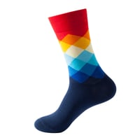 Image 1 of Color Blocked Socks