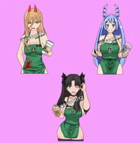 Image 1 of Starbucks - Power, Nejire, & Rin