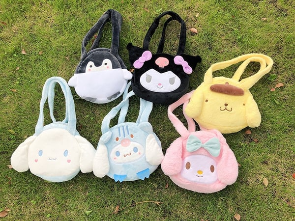 Image of Kawaii Sanrio Plush Women Tote Handbags