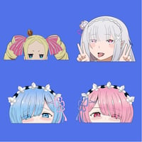 Image 1 of Peekers - Re: Zero Beatrice, Emilia, Rem, & Ram