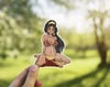 Sexy Jasmine Sticker, Lamp Princess Wearing Leia's Bikini, Arabian Princess Pinup Decal, The Hutt