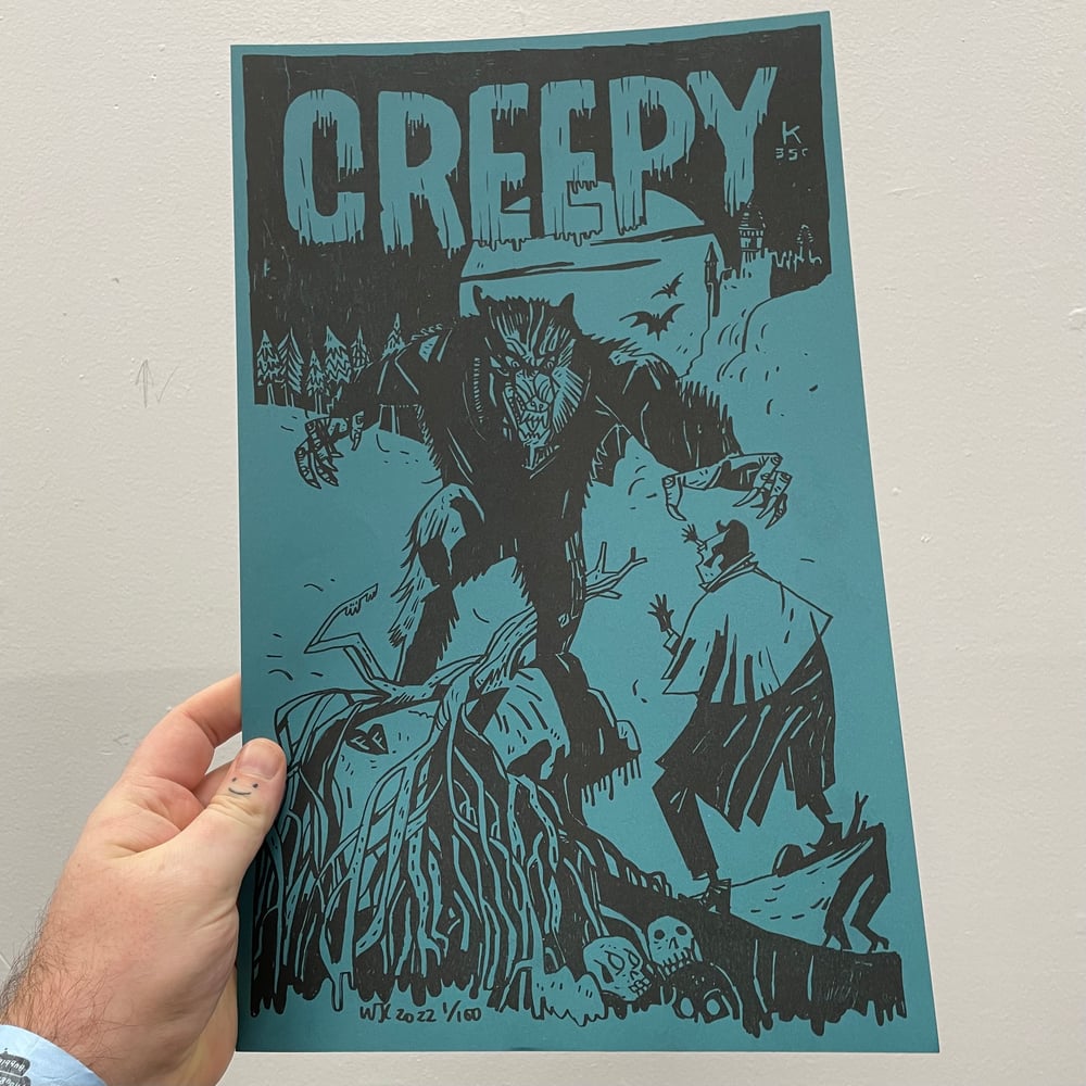Image of CREEPY - Warwick Johnson-Cadwell *RISO PRINT*