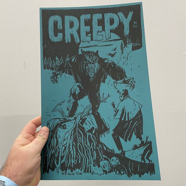 CREEPY - Warwick Johnson-Cadwell *RISO PRINT*