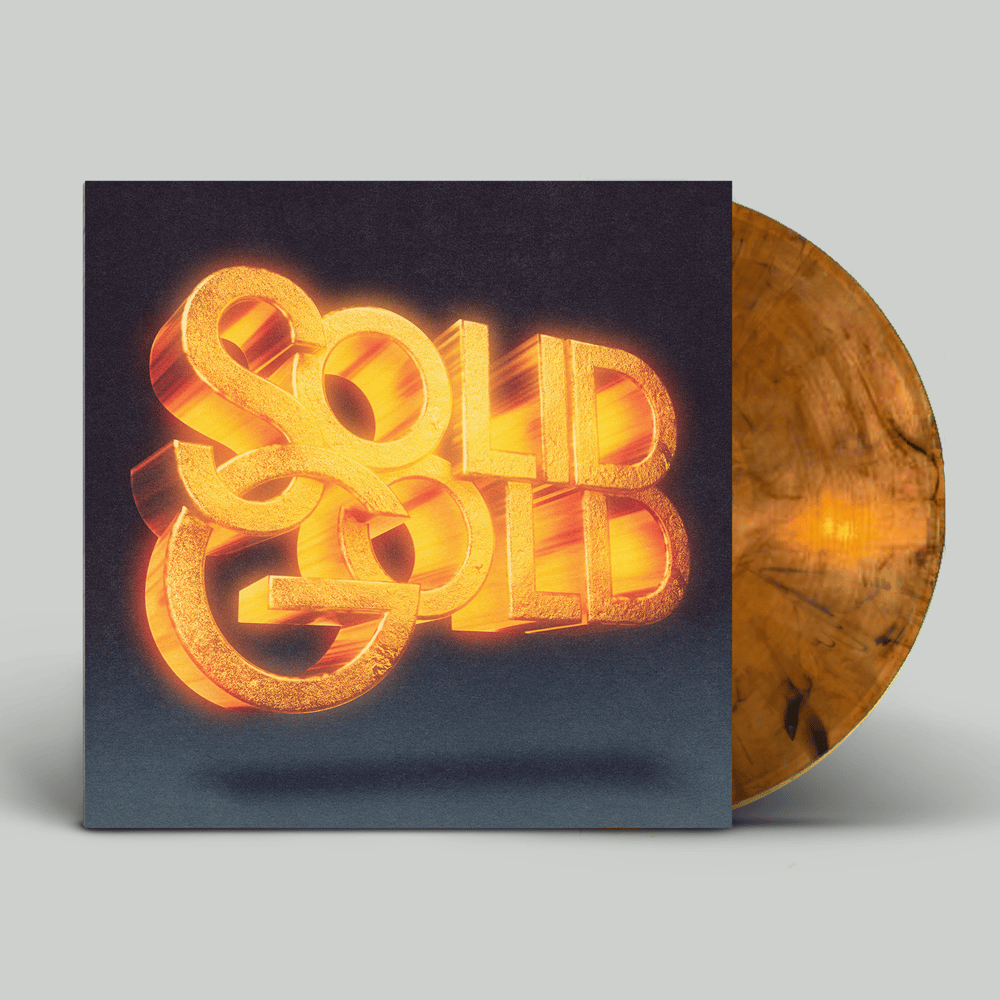 Image of 'Solid Gold' Vinyl (gold marble)