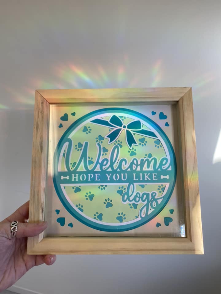 Image of WELCOME 3D Shadow Box Frame