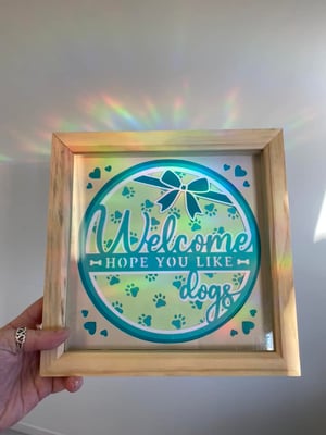 Image of WELCOME 3D Shadow Box Frame