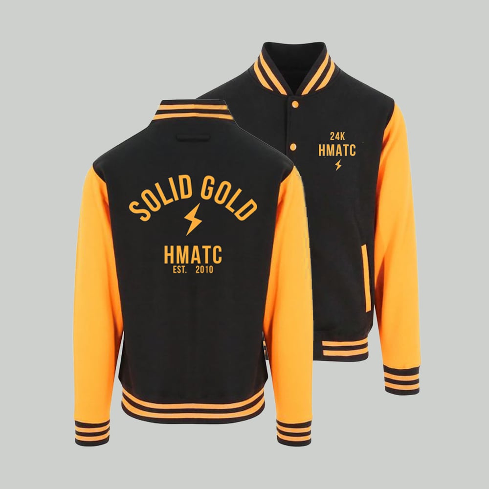 Image of 'Solid Gold' Baseball Jacket