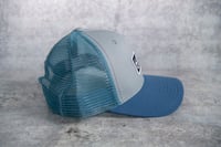 Image 2 of 603 - Blue/Grey Trucker Hat