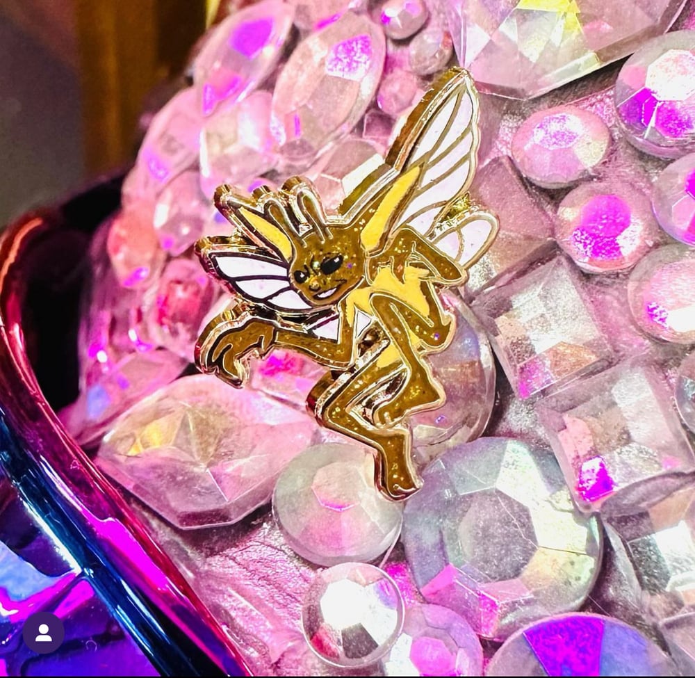 Image of Golden Pixie Pin or Magnet