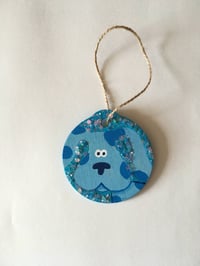 Image 2 of Blues Clues hand painted wooden ornament