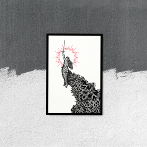 Image of "She'll Be The Death Of Me" 13"x19" Luster Art Print