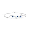 Nature Inspired Round Sapphire Tree Branch Bracelet