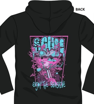 Image of SCUM : ENJOY THE SUNSHINE  Zip up Hoodie