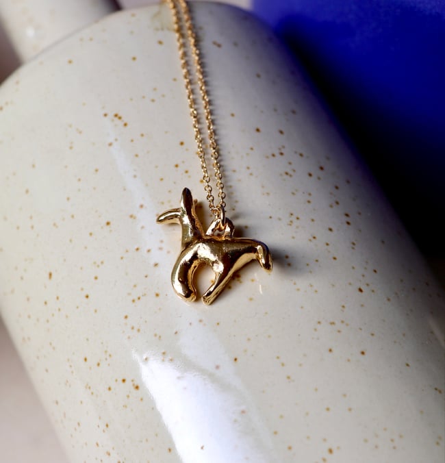 Pendentif âne - pièce unique