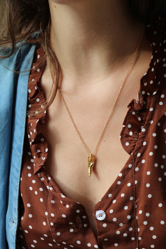 Pendentif Renard - pièce unique