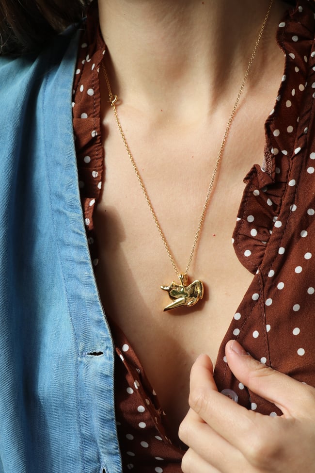 Pendentif Chien - pièce unique 