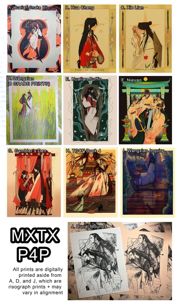 Image of MXTX P4P PRINTS