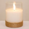Dancing Candle in Glass Votive 10cm