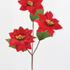 Triple Poinsettia Stem 42cm