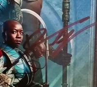 Image 2 of Wakanda Forever Gurira, Winston & Freeman Signed 12x8 