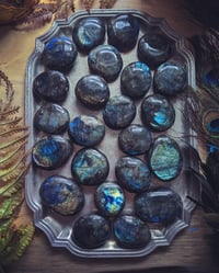 Image 1 of Labradorite Palm stones 