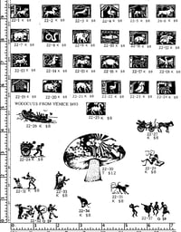 Image 1 of Woodcut Rubber Stamps P22