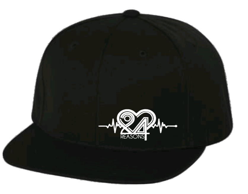 Image of BLACK FITTED SNAP BACK