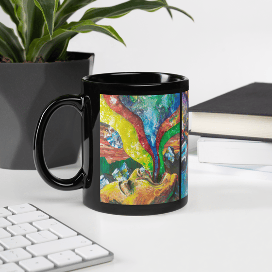 Image of Beverage Mug - Surrealist Triptych