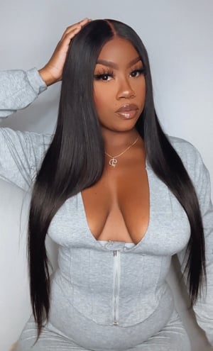 Image of 13x4 Straight Lace Front Wig - 24”