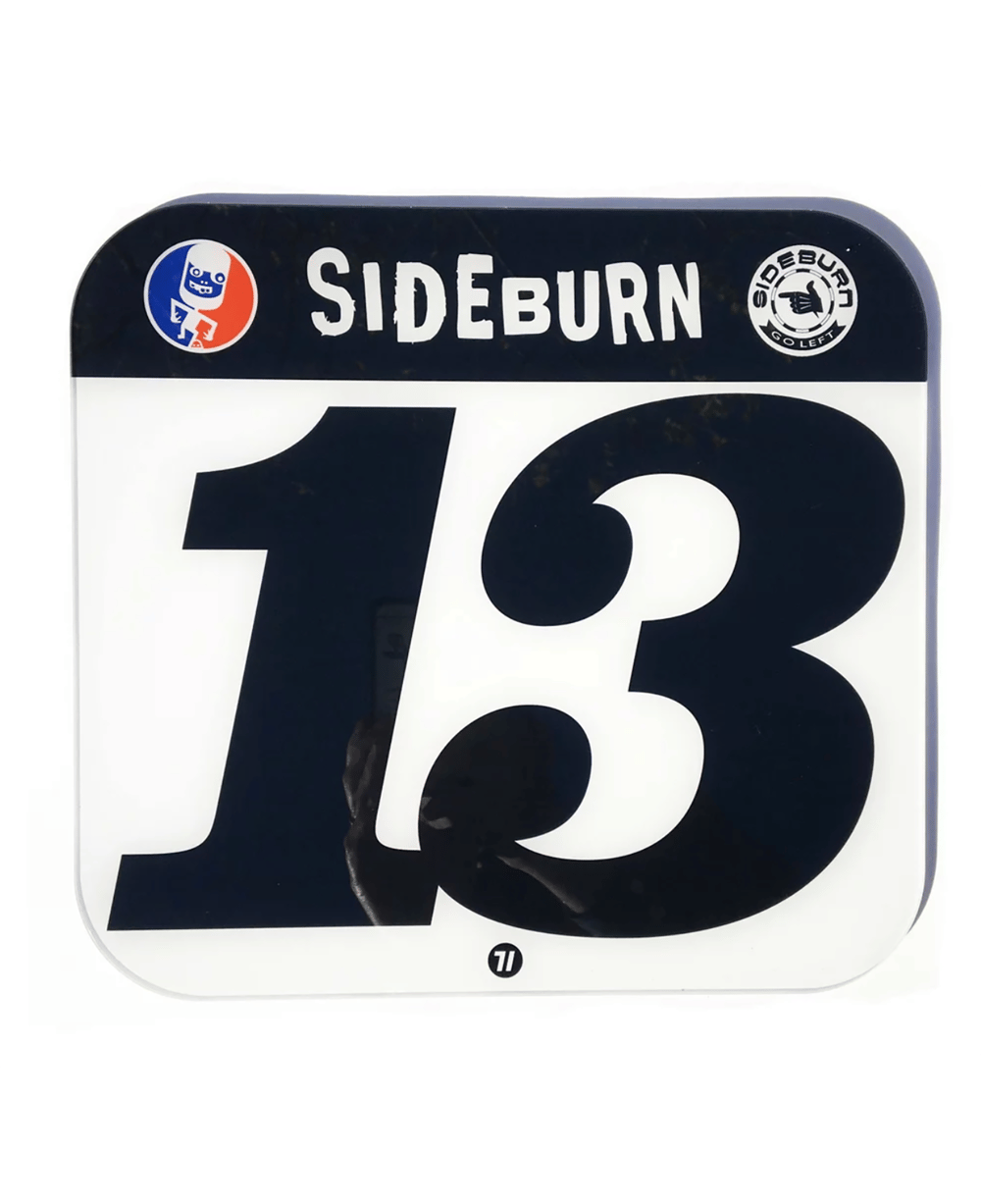 Image of Sideburn Race Number Plate #13