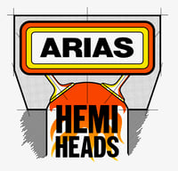 Image 1 of Arias Hemi Heads 50th Tee