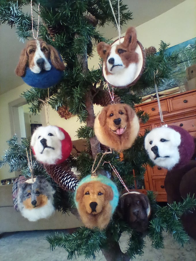 Image of (On Sale ) Custom Dog Ornament