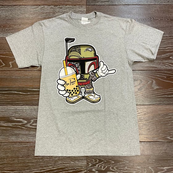 Image of Boba Milk Tea Grey Men's T-shirt