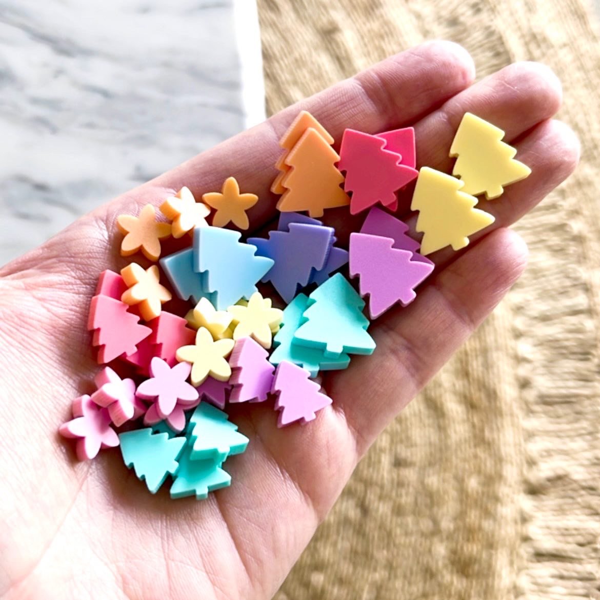 Image of Pastel Christmas Trees