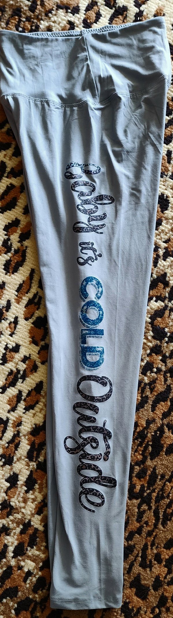Image of baby its cold outside leggings