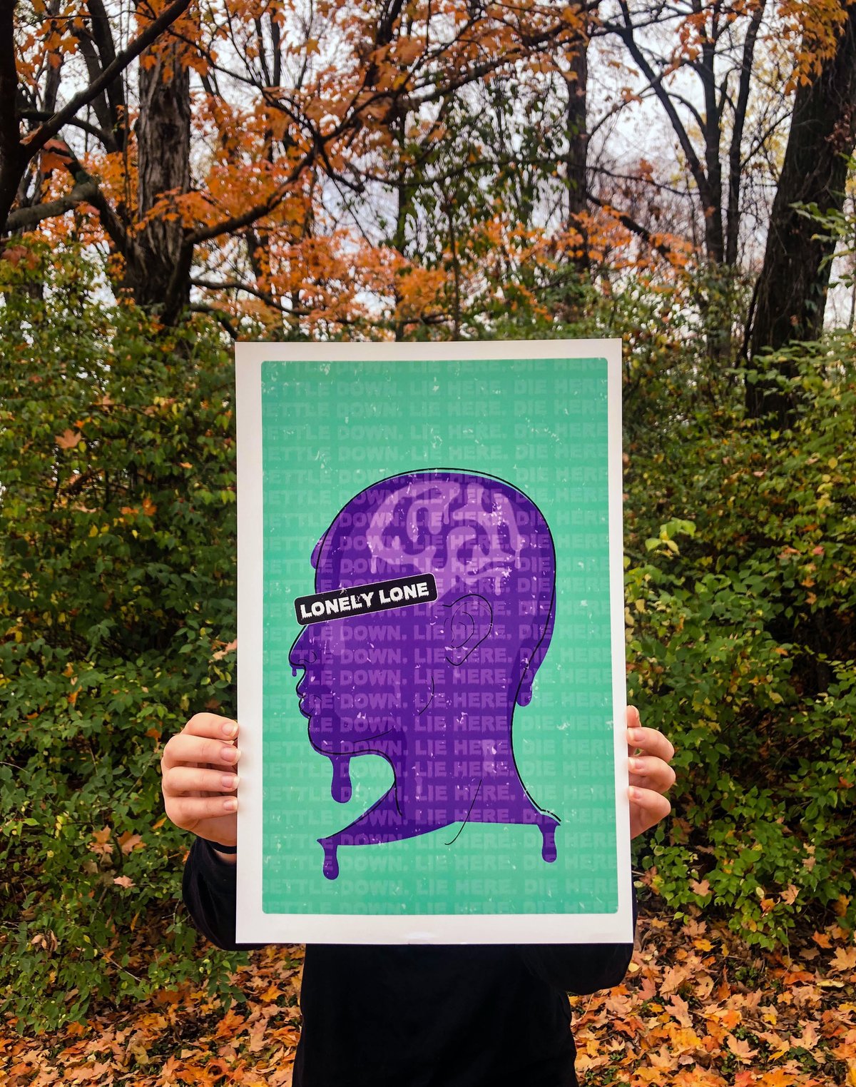 Lonely Lone Print