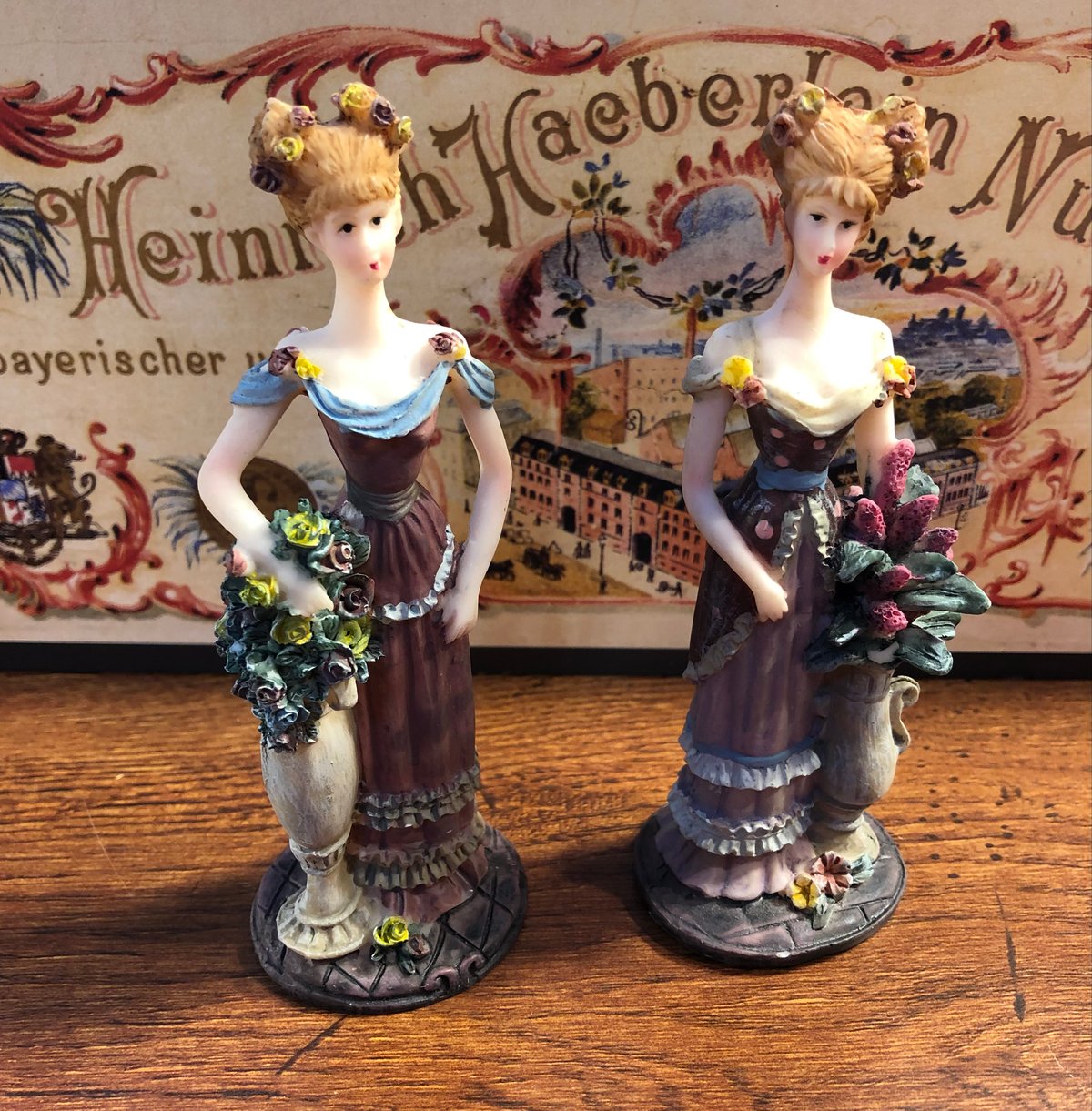 Image of Victorian Lady figurines
