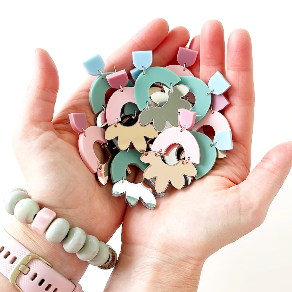 Image of Fleur Mirror Dangles