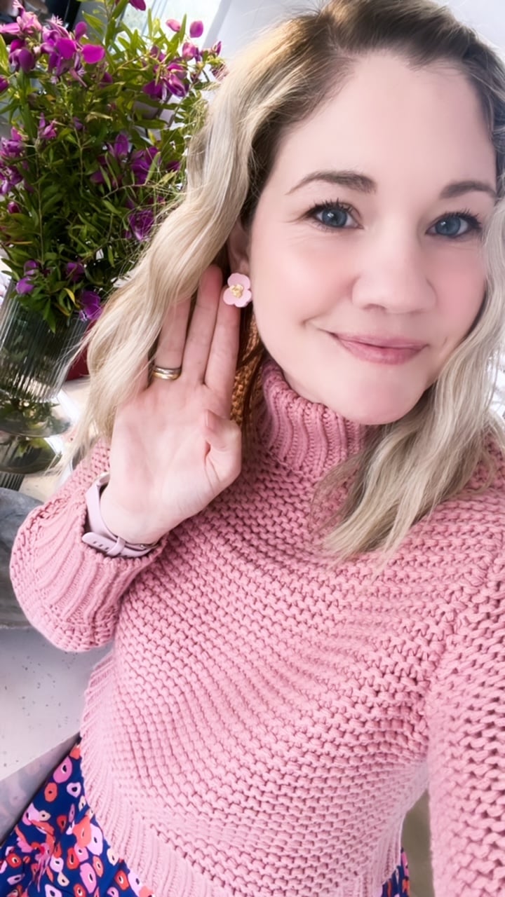 Image of SALE ~ Pastel Petunia Studs