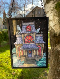 Image 5 of Haunted House. Framed painting