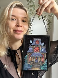 Image 3 of Haunted House. Framed painting
