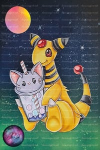 Ampharos Poster