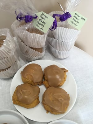 Image of TWO Dozen Brown Sugar Glazed Pumpkin Cookies
