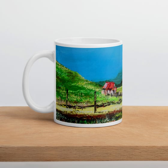 Image of Beverage Mug "I Empathize With You, Little Red House" 