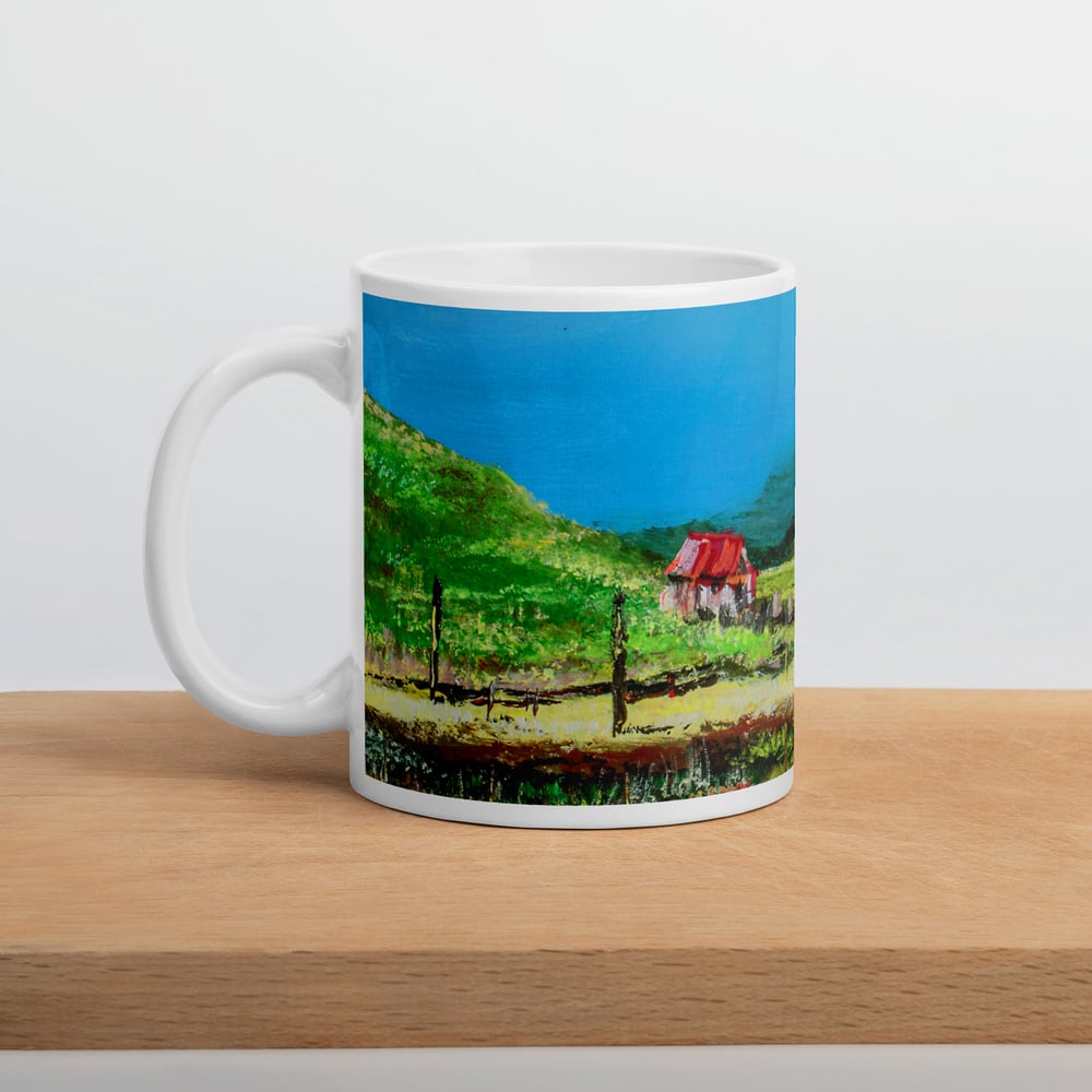 Image of Beverage Mug "I Empathize With You, Little Red House"