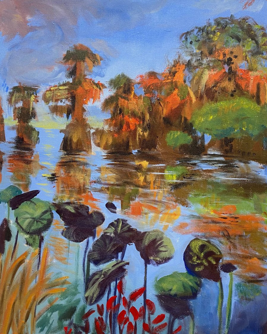 Image of Lake Martin, 10" x 12" print