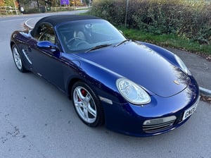 Image of Porsche Boxster S Convertible, 987 Gen 1, 3.2 Flat Six, Lapis Blue Metallic